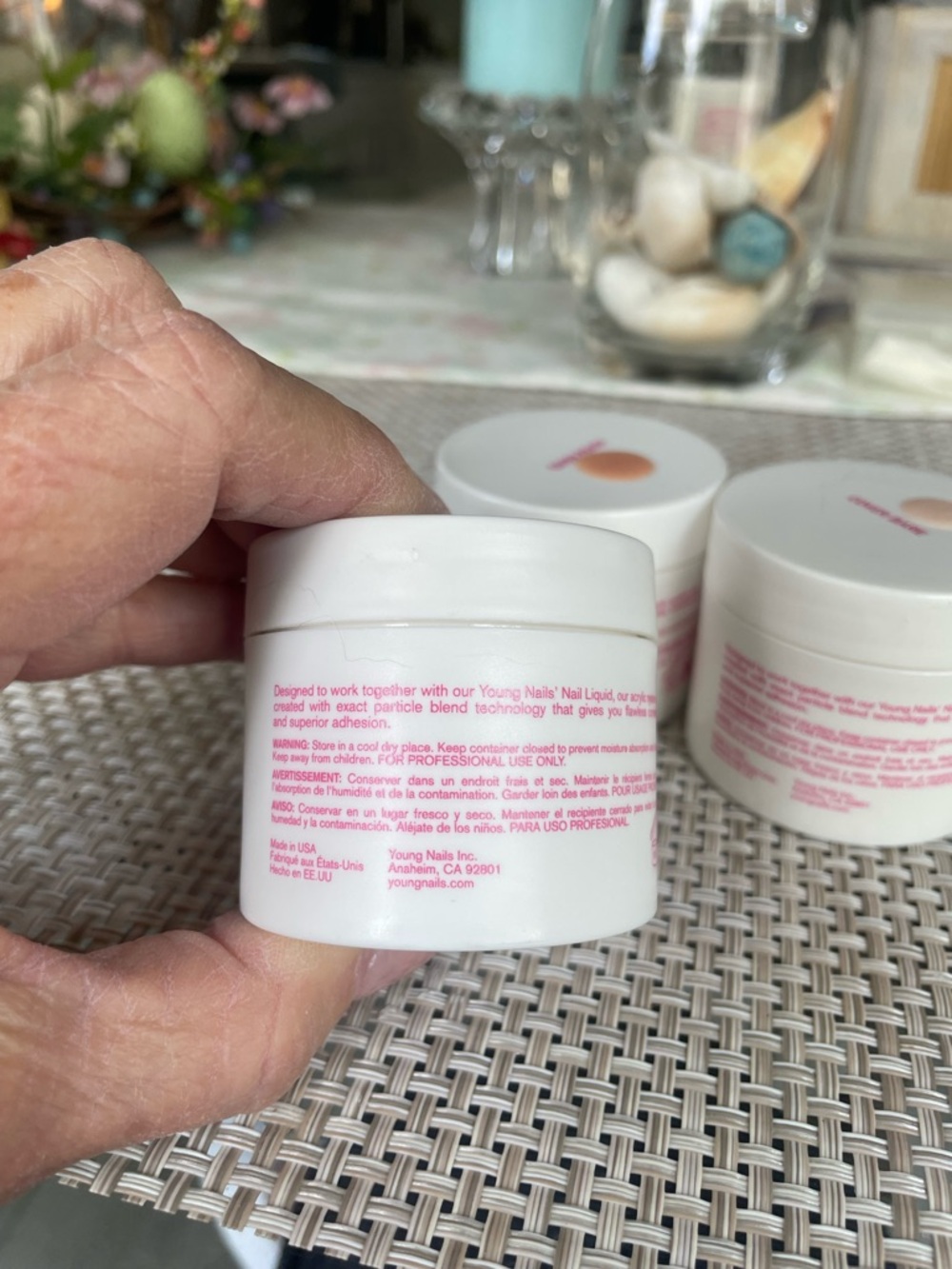 🇺🇸 [YN] Young Nails White Nail Powder Jars (Set of 3) 45 g ea. - Picture 5 of 5